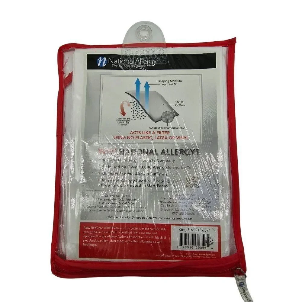 National Allergy Allergen & Bed Bud Proof  Pillow Cover